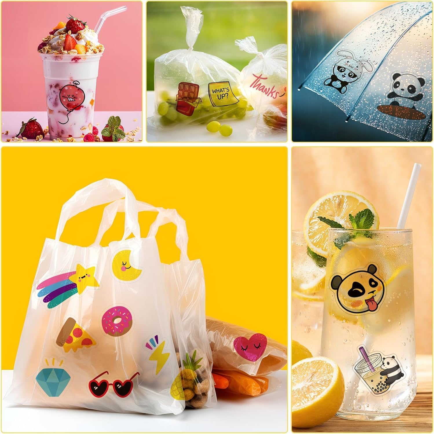 30 Sheets Premium Printable Clear Vinyl Sticker Paper for Inkjet Printer - 8.5x11 Transparent Waterproof Sticker Paper, Dries Quickly, Holds Ink Well, Vivid Colors, Tear Resistant