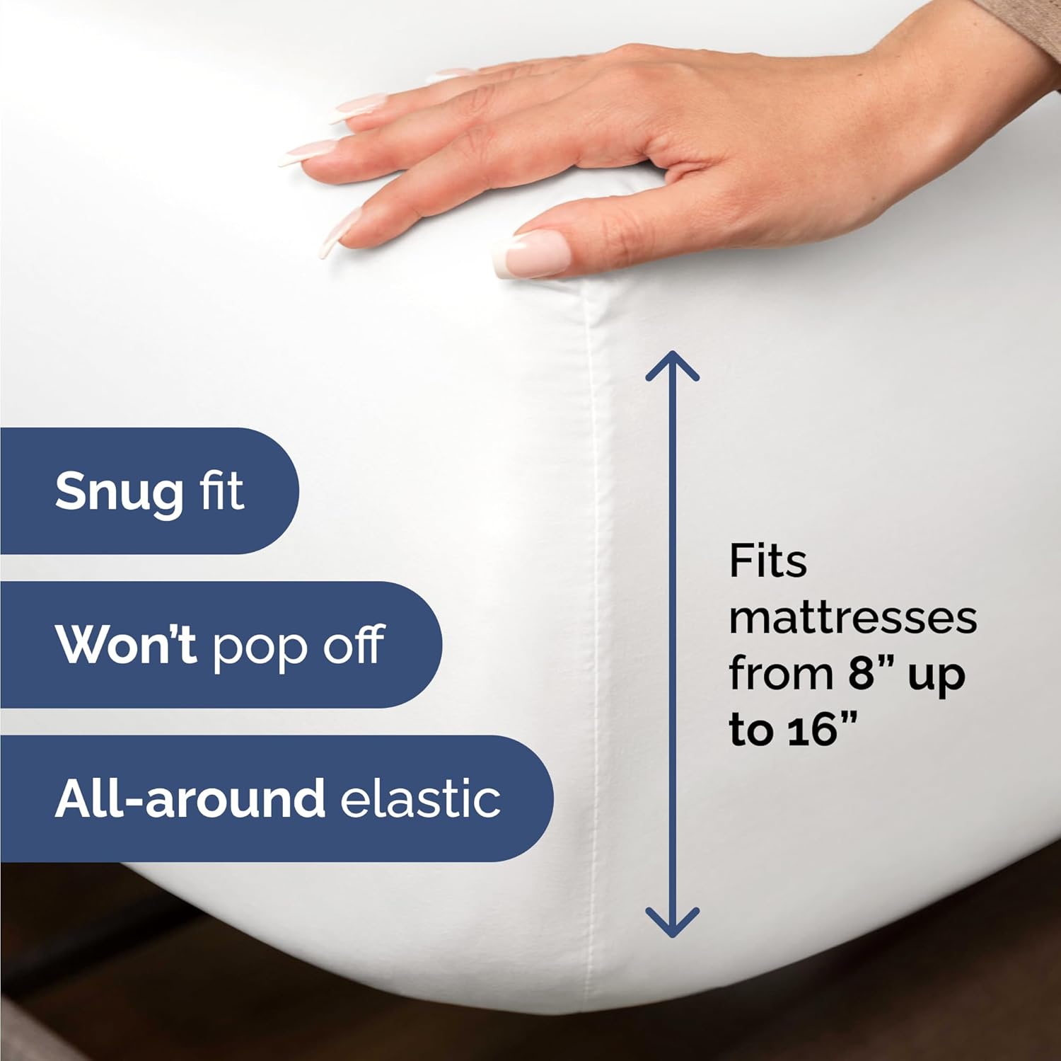 Bulk Case Pack of 8 Sheet Sets - Complete 6 Piece Sheet Sets - Bulk King Bedding - Wholesale Case Pack for Hotels, Spa  Airbnbs - Deep Pocket, Fade  Wrinkle Free - Cooling  Breathable - King, White