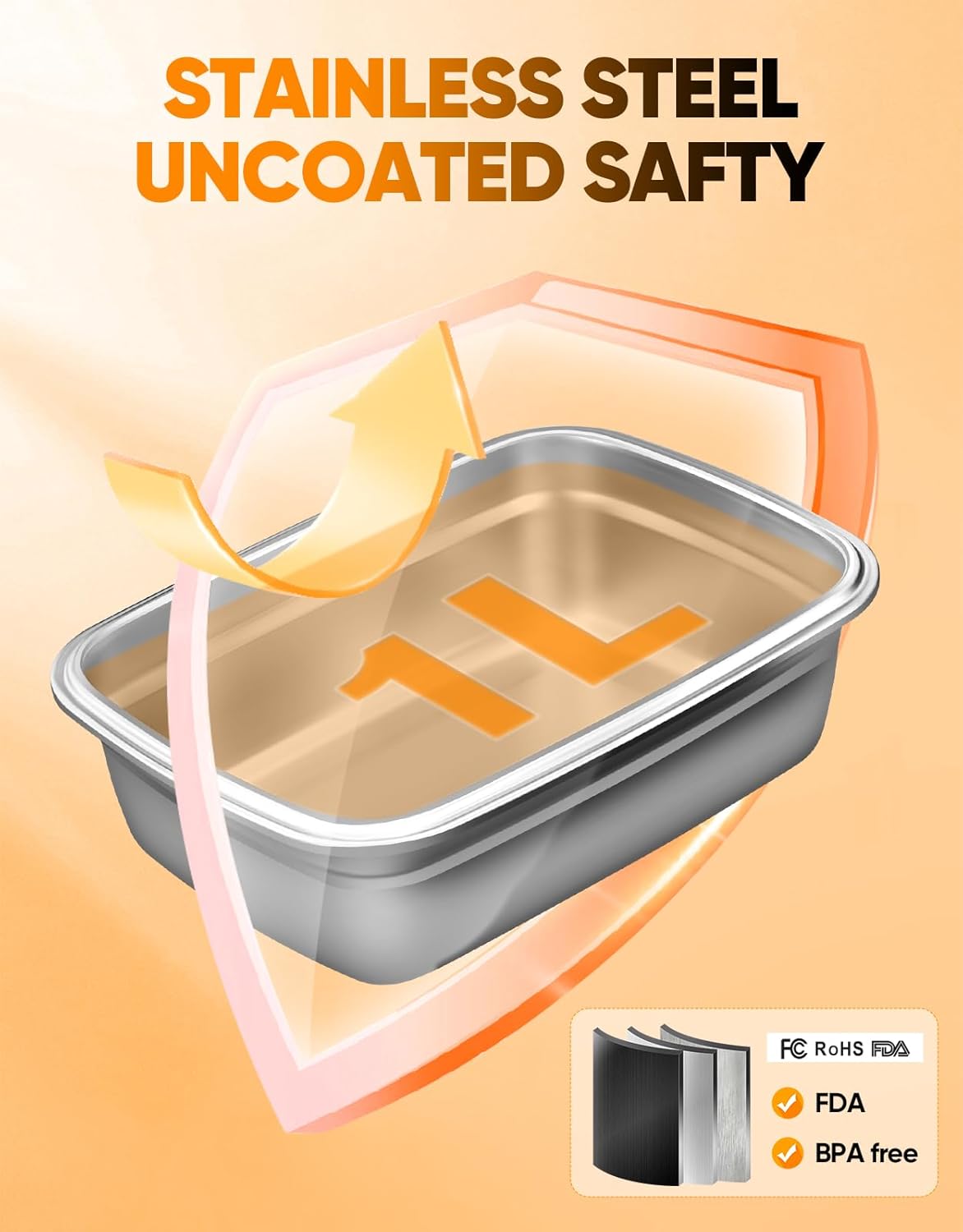 Cordless Electric Lunch Box, Self-Heating Food Warmer, Battery Powered Lunch Boxes with 1L Container, Rechargeable Heated Lunch Box for Men, Women, Car, Truck, Office, Travel Cordless Electric Lunch Box, Self-Heating Food Warmer, Battery Powered Lunch Boxes with 1L Container, Rechargeable Heated Lunch Box for Men, Women, Car, Truck, Office, Travel