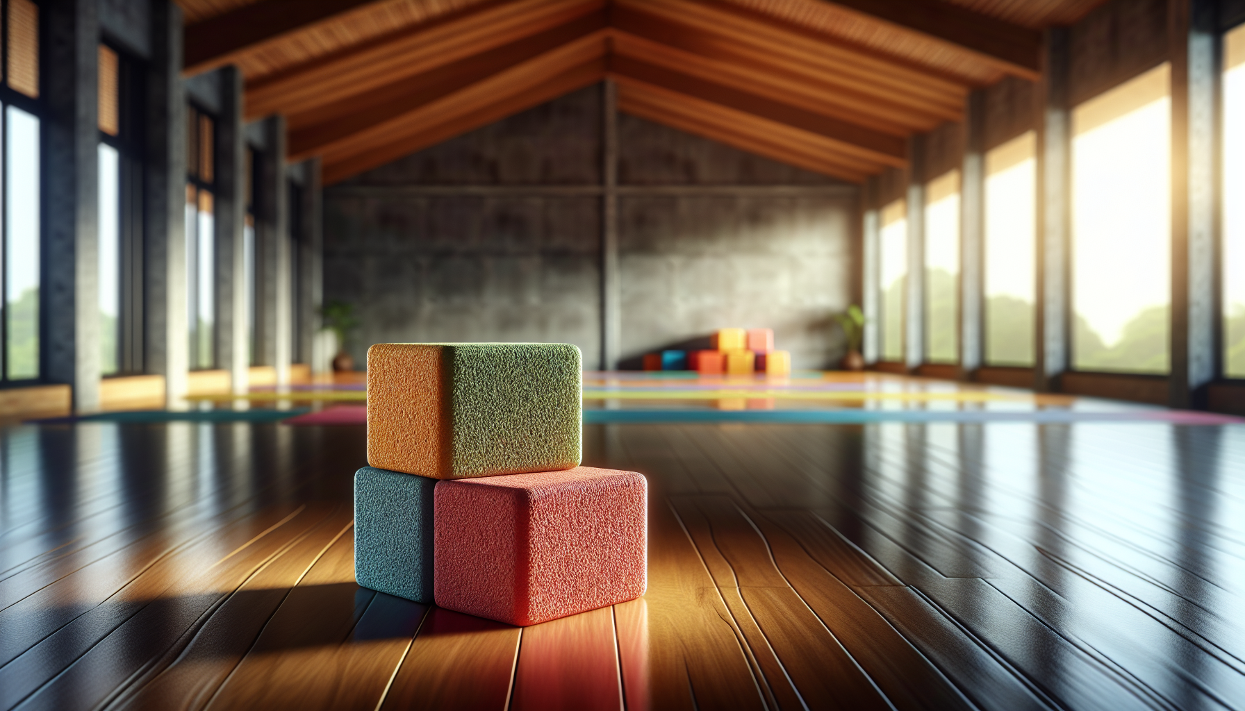 Ergo Yoga Blocks, Relieve Wrist Pain, Improve Comfort and Grip, Contoured Design, Pilates Exercise Balance  Stretching