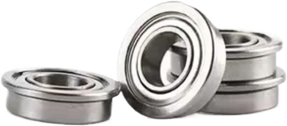Flange Bearing 2/5pcs F605ZZ 5 * 14 * 5mm Miniature high-Speed Bearing(2Pcs)