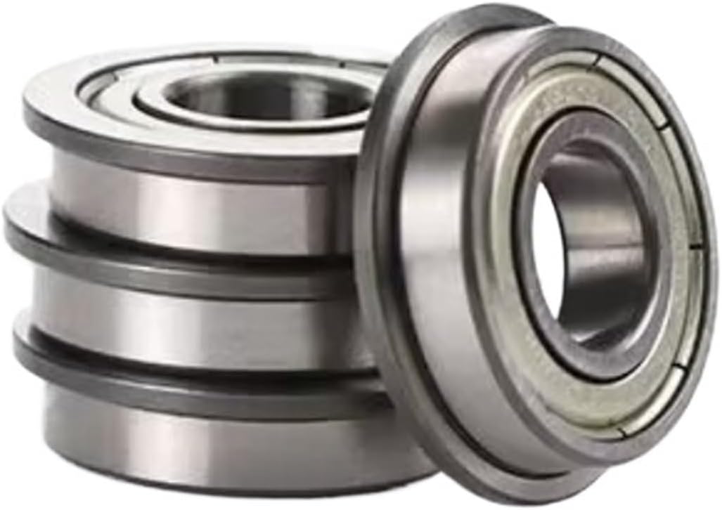 Flange Bearing 2/5pcs F605ZZ 5 * 14 * 5mm Miniature high-Speed Bearing(2Pcs)