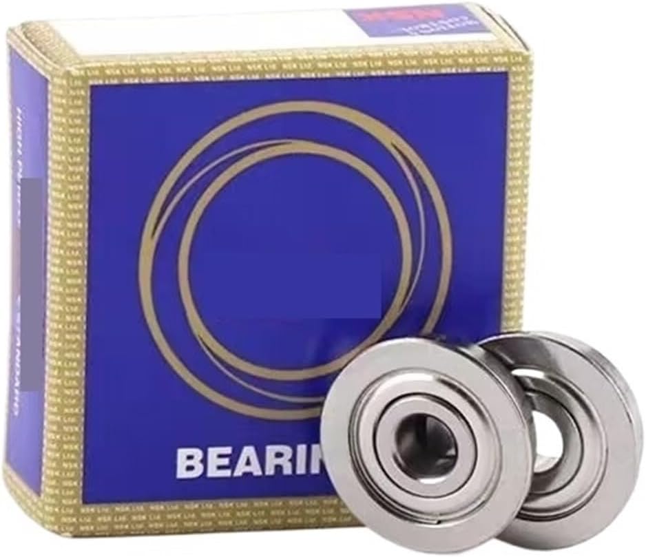 Flange Bearing 2/5pcs F605ZZ 5 * 14 * 5mm Miniature high-Speed Bearing(2Pcs)