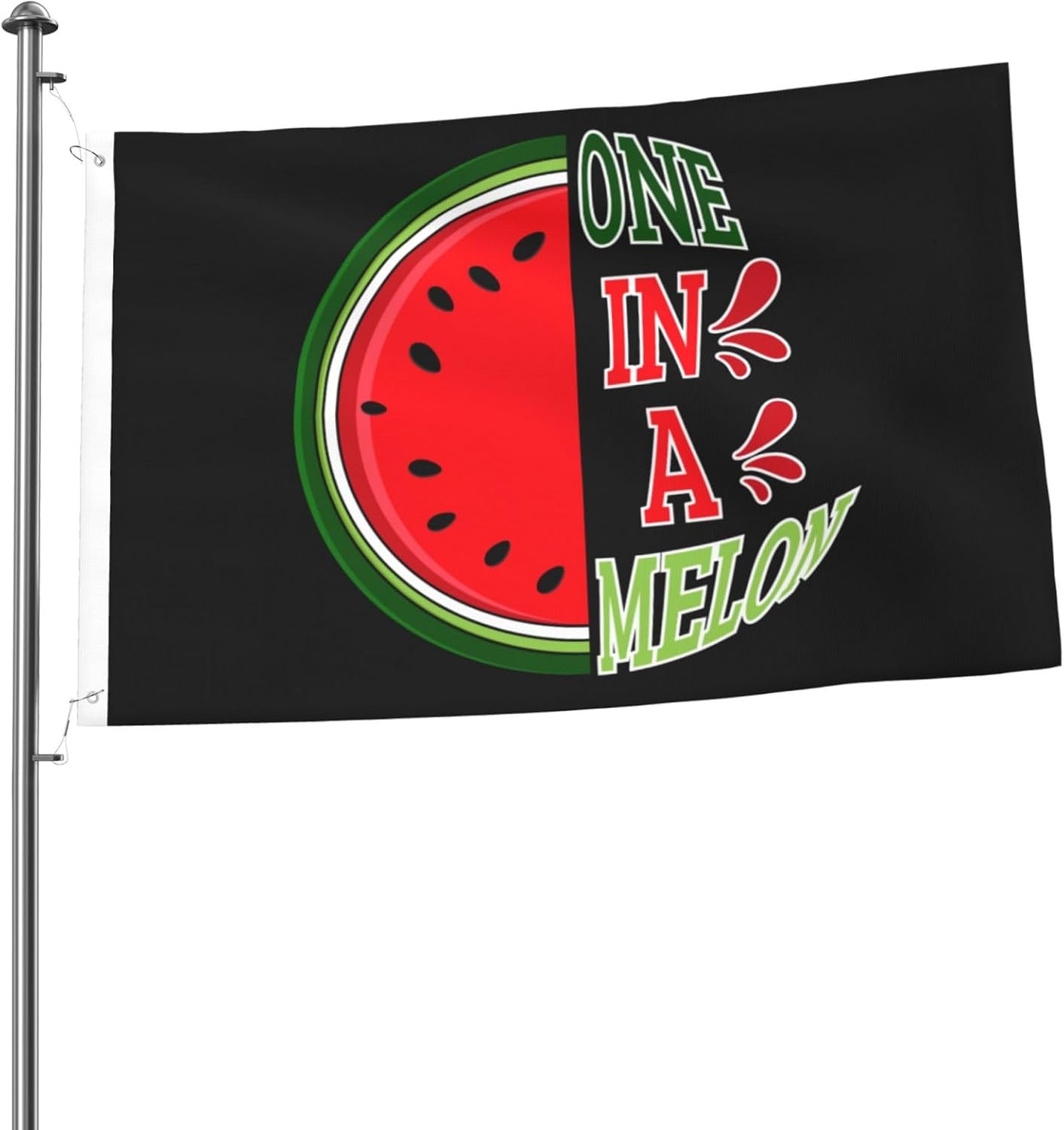 Funny one in a melon summer 2x3ft Patio Garden Flag Outdoor Decoration Banner