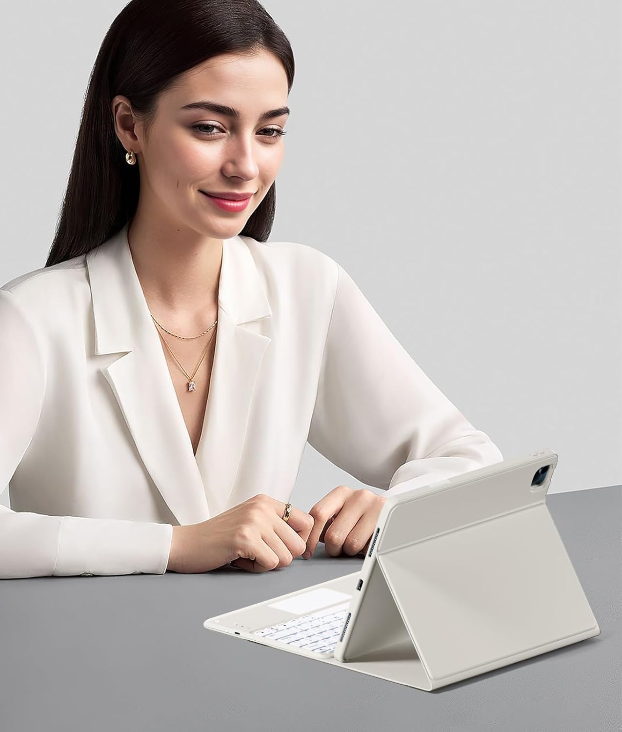 Harvopu for iPad Air 13 inch Pro 12.9 Case with Keyboard - Multi-Touch Trackpad, 7 Colors Backlit, Detachable Folio Keyboard Cover for iPad Pro 12.9 (6th, 5th, 4th, 3rd gen), Air 13 M3/ M2 (Pink) Harvopu for iPad Air 13 inch Pro 12.9 Case with Keyboard - Multi-Touch Trackpad, 7 Colors Backlit, Detachable Folio Keyboard Cover for iPad Pro 12.9 (6th, 5th, 4th, 3rd gen), Air 13 M3/ M2 (Pink)