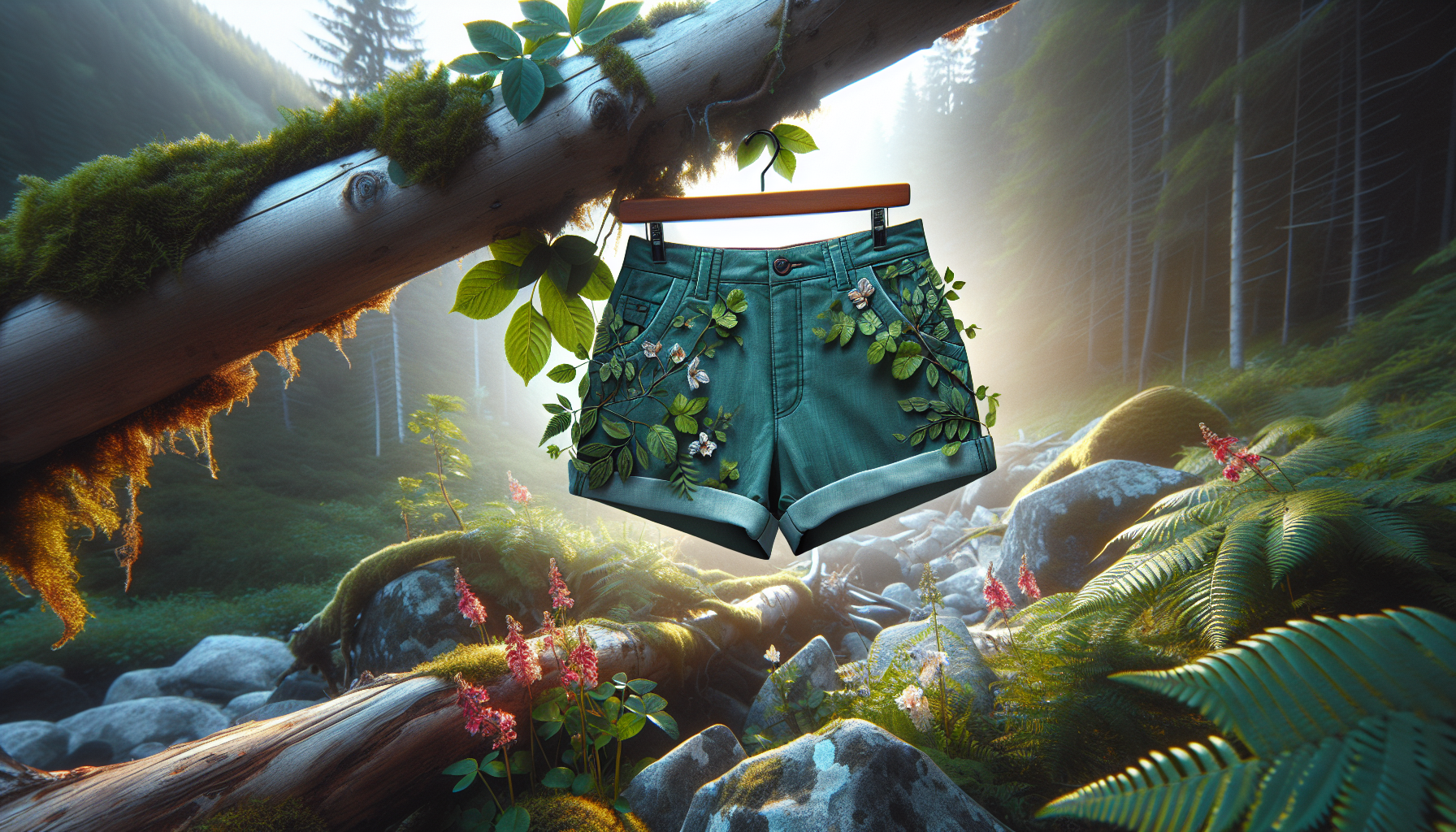 High-rise Womens Hiking Shorts - Trail Shorts 02 - Ultisol by Hikerkind High-rise Womens Hiking Shorts - Trail Shorts 02 - Ultisol by Hikerkind