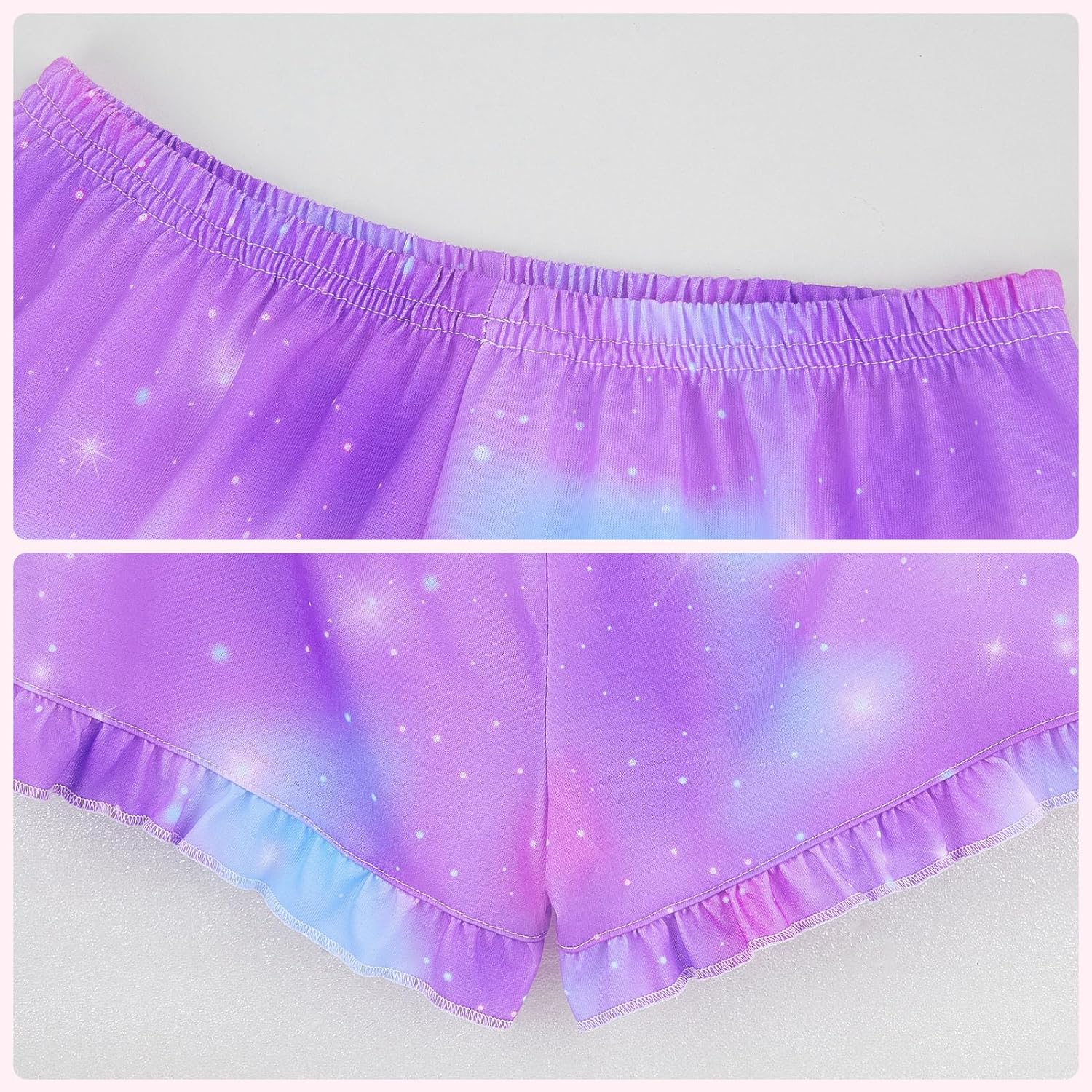 MHJY Girls Button Down Pajamas Sets, Short Sleeve Sleepwear with Shorts for Kids, Summer Pjs