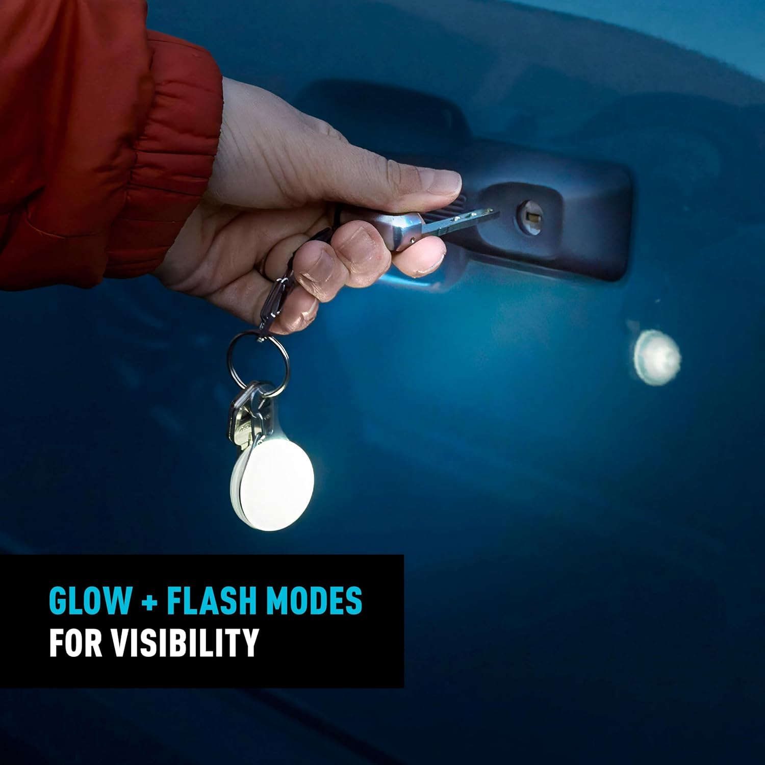 Nite Ize SpotLit Rechargeable Carabiner Light - 3.5-Hour Runtime - Fits on Keychains, Bags  Zippers - Perfect for Finding Items in Dark Cabinets or As a Car Emergency Light - White