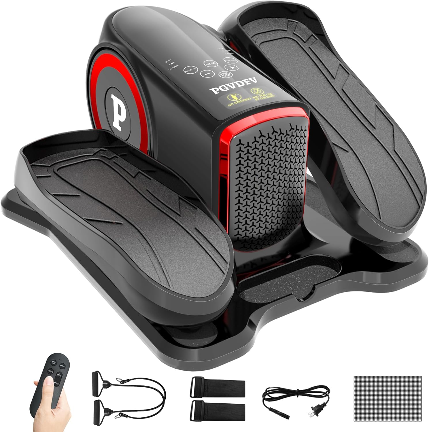 Under Desk Elliptical Machine, Elliptical Leg Exerciser with Bluetooth Speaker, 12 Adjustable Speeds, Auto Manual Modes, Remote Control LCD Touchscreen Ideal for Seniors Under Desk Elliptical Machine, Elliptical Leg Exerciser with Bluetooth Speaker, 12 Adjustable Speeds, Auto Manual Modes, Remote Control LCD Touchscreen Ideal for Seniors