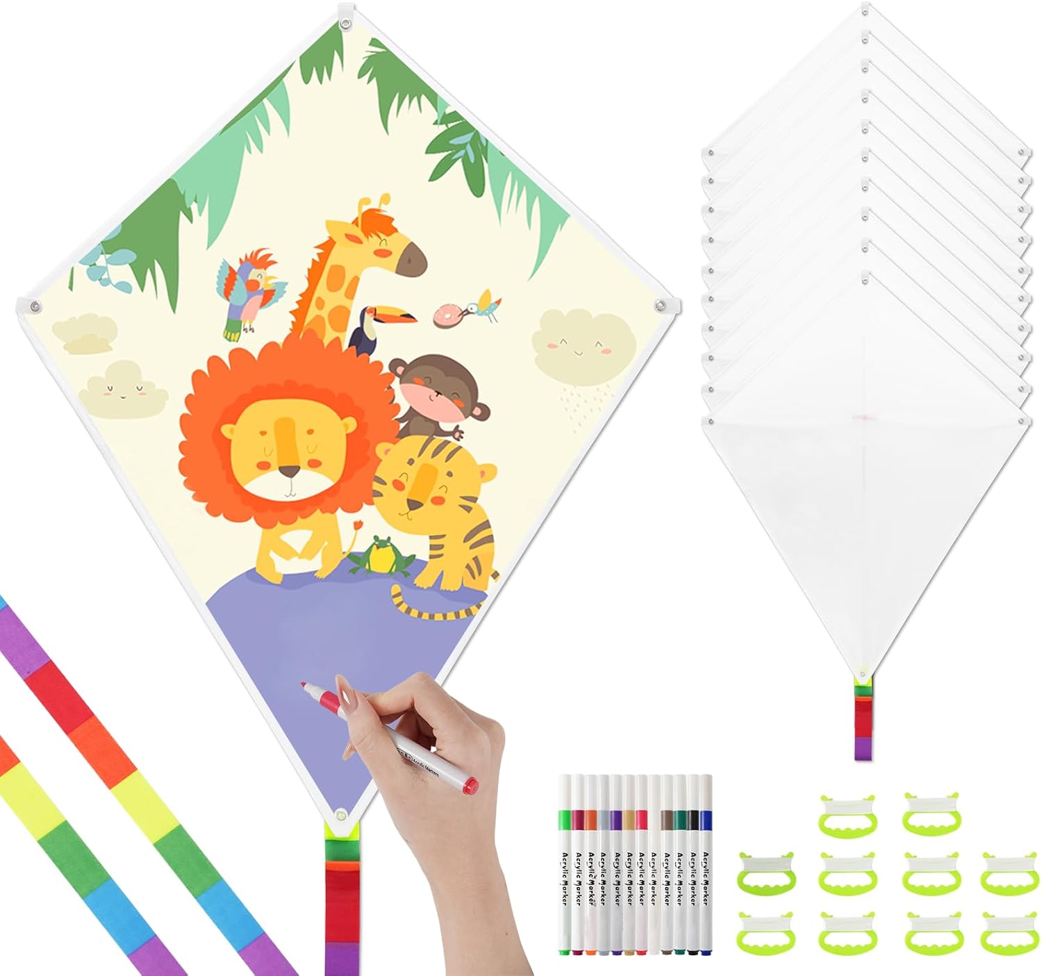 10 Pcs DIY Blank Kites Review