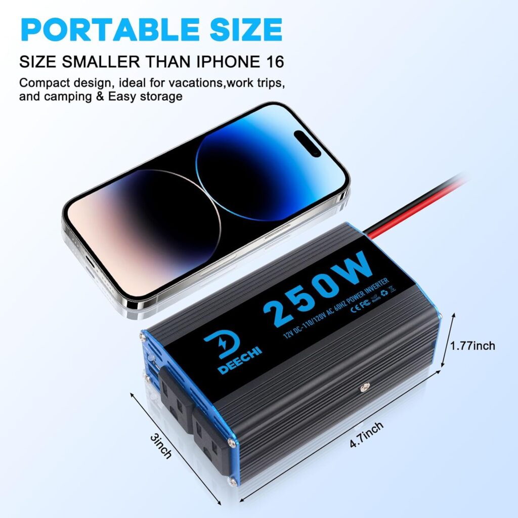 250W Car Power Inverter DEECHI Inverter 250W Car Power Inverter DEECHI Inverter