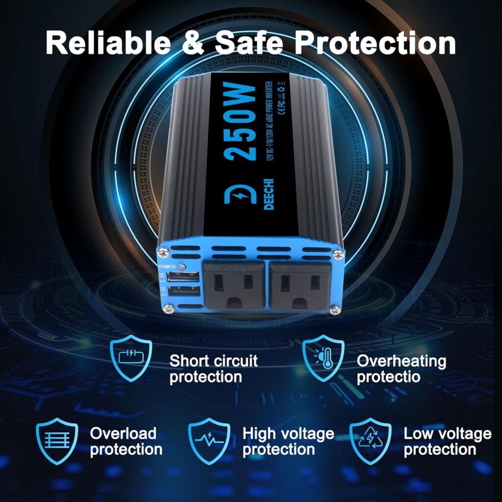 250W Car Power Inverter DEECHI Inverter 250W Car Power Inverter DEECHI Inverter