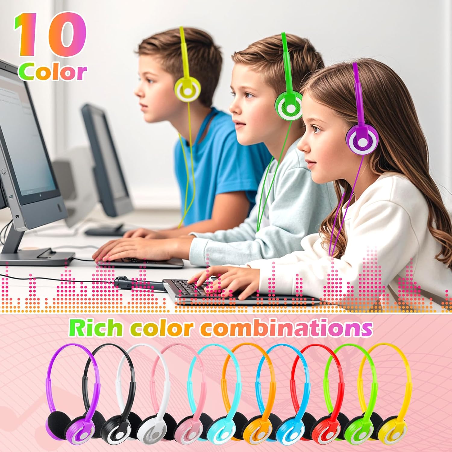 Classroom Kids Headphones Bulk Review