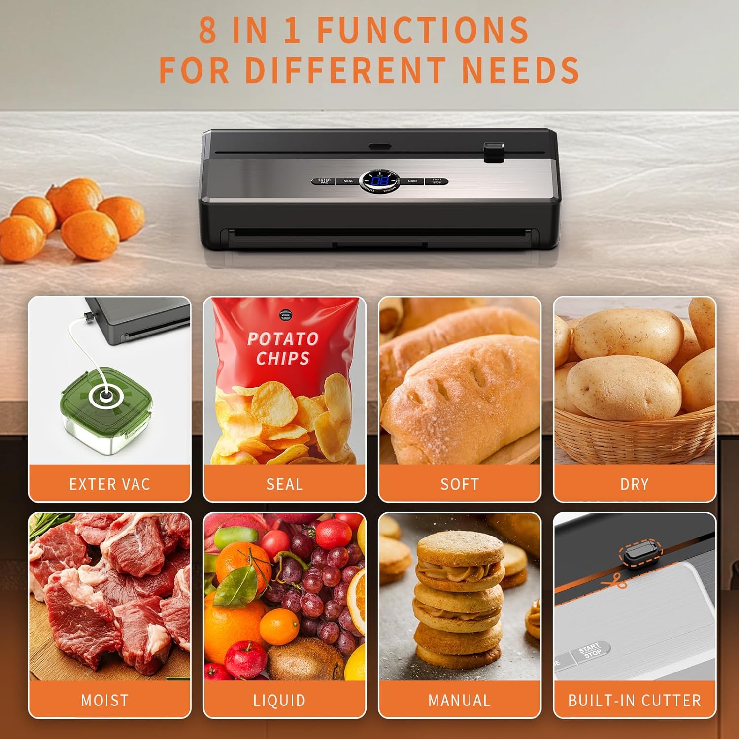 Fully Automatic 85kPA Vacuum Sealer Machine Review