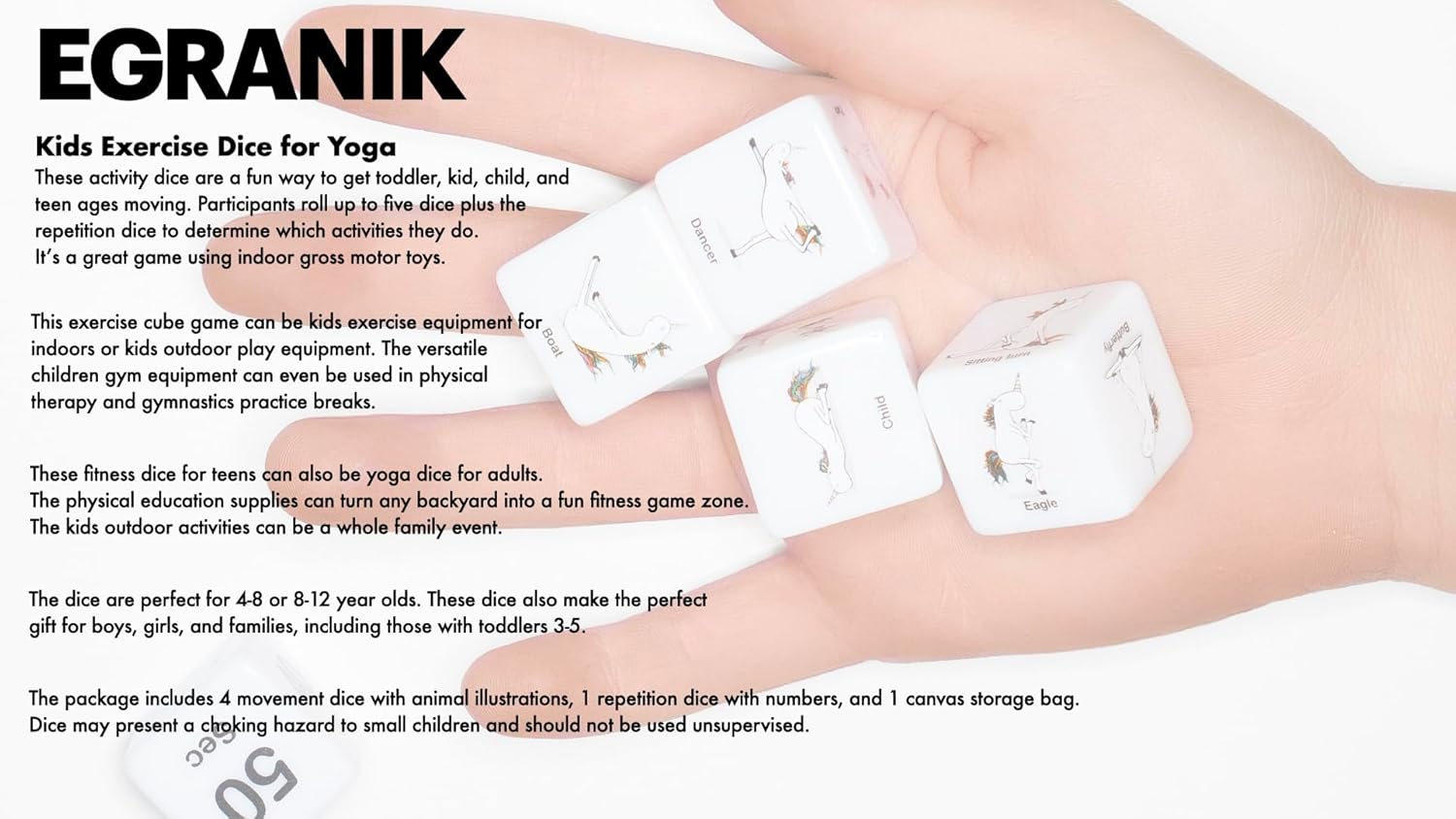 Kids Exercise Dice Review