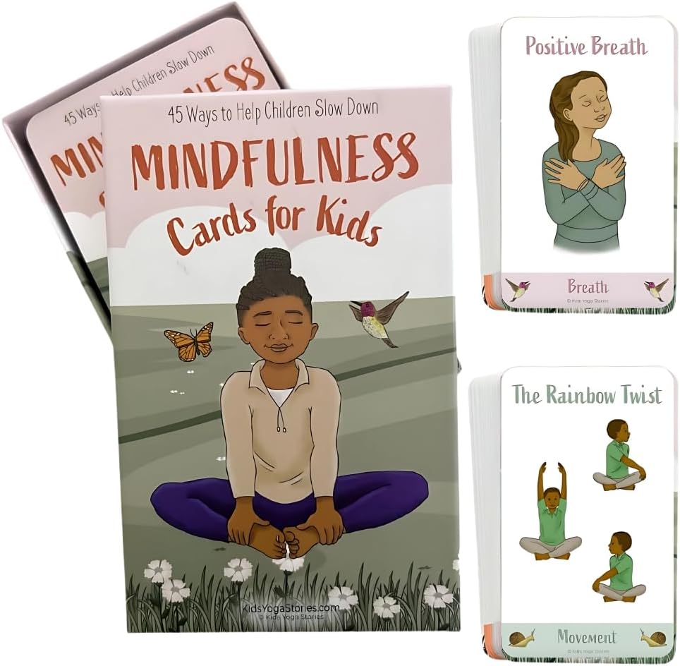 Mindfulness Cards for Kids, Meditation and Brain Focus for Yoga Classroom, Calm Corner Kit, Play Therapy, Affirmation Cards, Social Emotional Games, Mind Brain Emotion Connection, or Relaxation Mindfulness Cards for Kids, Meditation and Brain Focus for Yoga Classroom, Calm Corner Kit, Play Therapy, Affirmation Cards, Social Emotional Games, Mind Brain Emotion Connection, or Relaxation