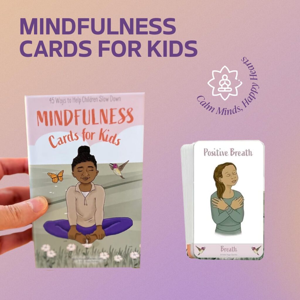 Mindfulness Cards for Kids, Meditation and Brain Focus for Yoga Classroom, Calm Corner Kit, Play Therapy, Affirmation Cards, Social Emotional Games, Mind Brain Emotion Connection, or Relaxation Mindfulness Cards for Kids, Meditation and Brain Focus for Yoga Classroom, Calm Corner Kit, Play Therapy, Affirmation Cards, Social Emotional Games, Mind Brain Emotion Connection, or Relaxation