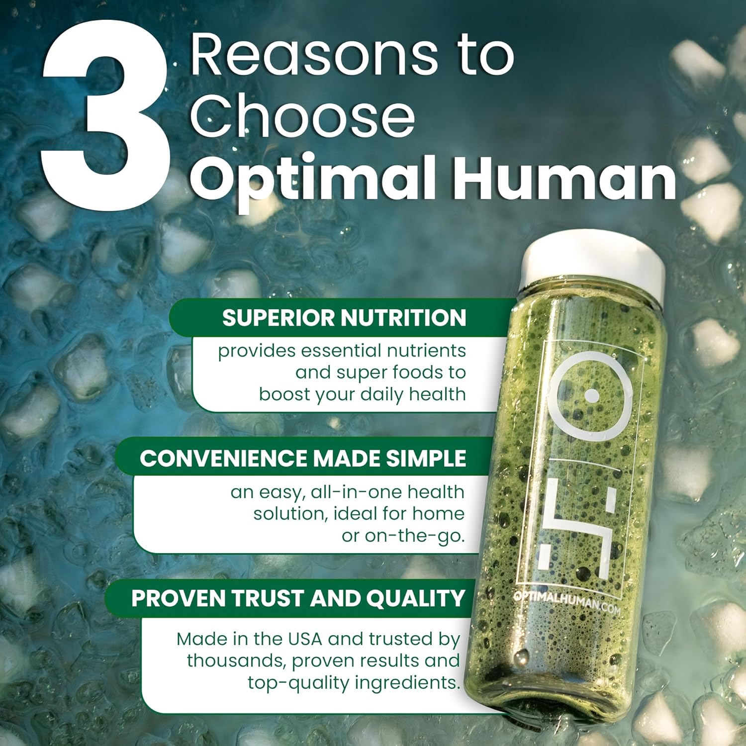 O H Optimal Human Superfood Greens Powder Review