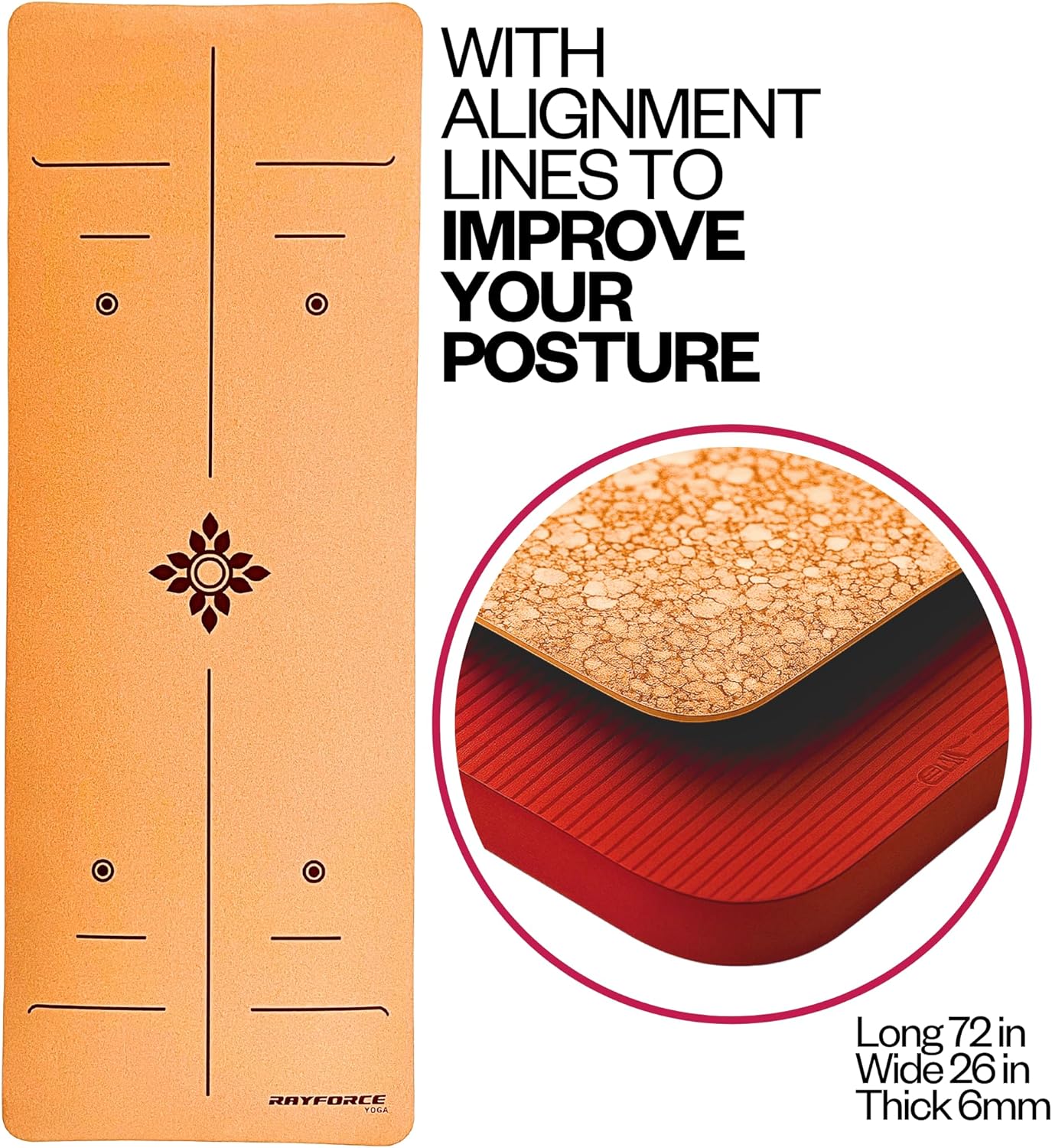 RAYFORCE Yoga Mat Cork Premium Review