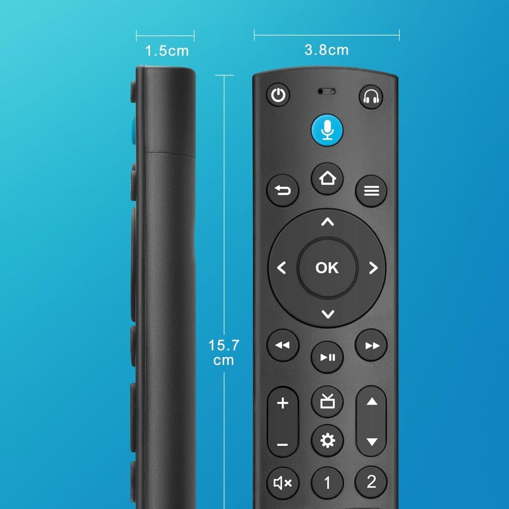 Replacement Voice Remote Control for Smart TV Stick/TV Cube, Compatible with Insignia/Toshiba/Pioneer Smart TVs Replacement Voice Remote Control for Smart TV Stick/TV Cube, Compatible with Insignia/Toshiba/Pioneer Smart TVs