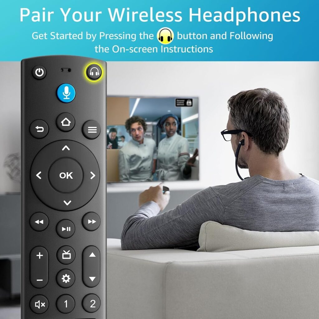 Replacement Voice Remote Control for Smart TV Stick/TV Cube, Compatible with Insignia/Toshiba/Pioneer Smart TVs Replacement Voice Remote Control for Smart TV Stick/TV Cube, Compatible with Insignia/Toshiba/Pioneer Smart TVs