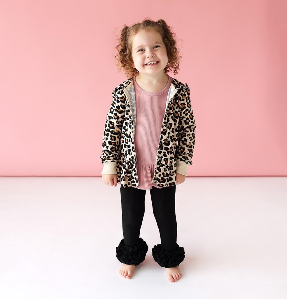 Solid Ribbed – Black – Posh Ruffled Legging review