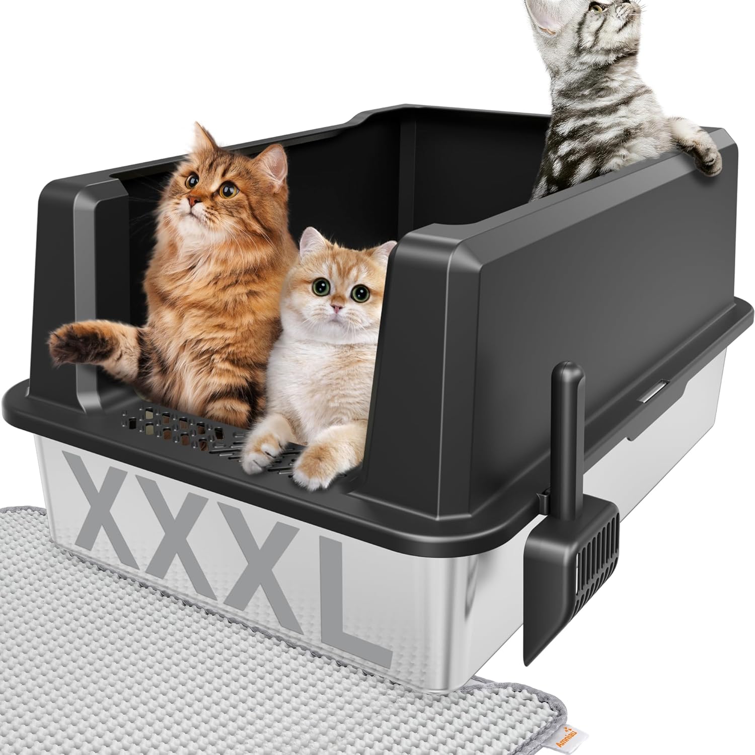 Stainless Steel Jumbo Cat Litter Box Review