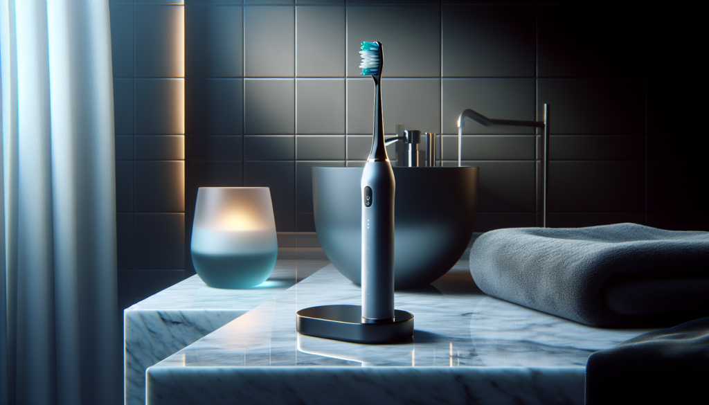 SuperMouth® ULTIM8 SmartBrush™ Electric Toothbrush - Patented SuperBristles® Clean Teeth 40X Better, Dual Sonic Modes, Pressure Sensor, Stunning Design - Teens  Adults - Sapphire Blue