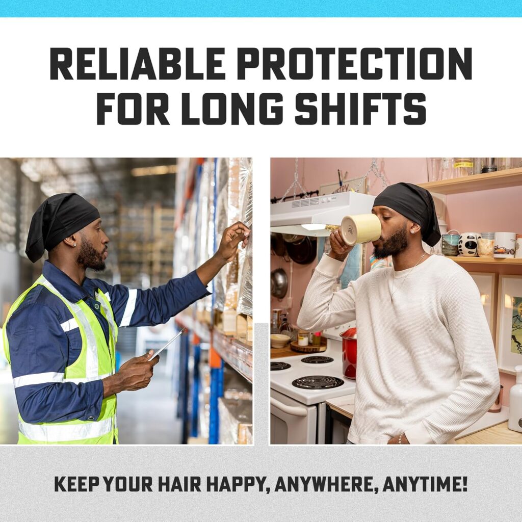 Unisex Dreadlock Cap | Hair Bonnet for Sleeping | Prevents Frizz  Breakage | Hair Protection from Dust and Debris | Sleep Caps - 5-Pack | PRIMERIVER