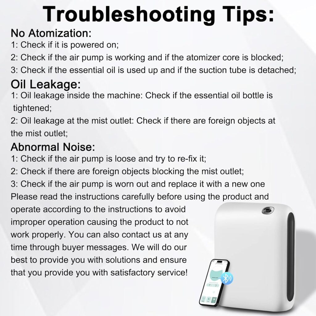 Waterless Diffuser for Home, Scent Air Machine for Home with Bluetooth-Connected 200ML, Whole House Air Freshener,App Control Hotel Collection Diffuser for Large Room, Office, Yoga Room, Livingroom Waterless Diffuser for Home, Scent Air Machine for Home with Bluetooth-Connected 200ML, Whole House Air Freshener,App Control Hotel Collection Diffuser for Large Room, Office, Yoga Room, Livingroom