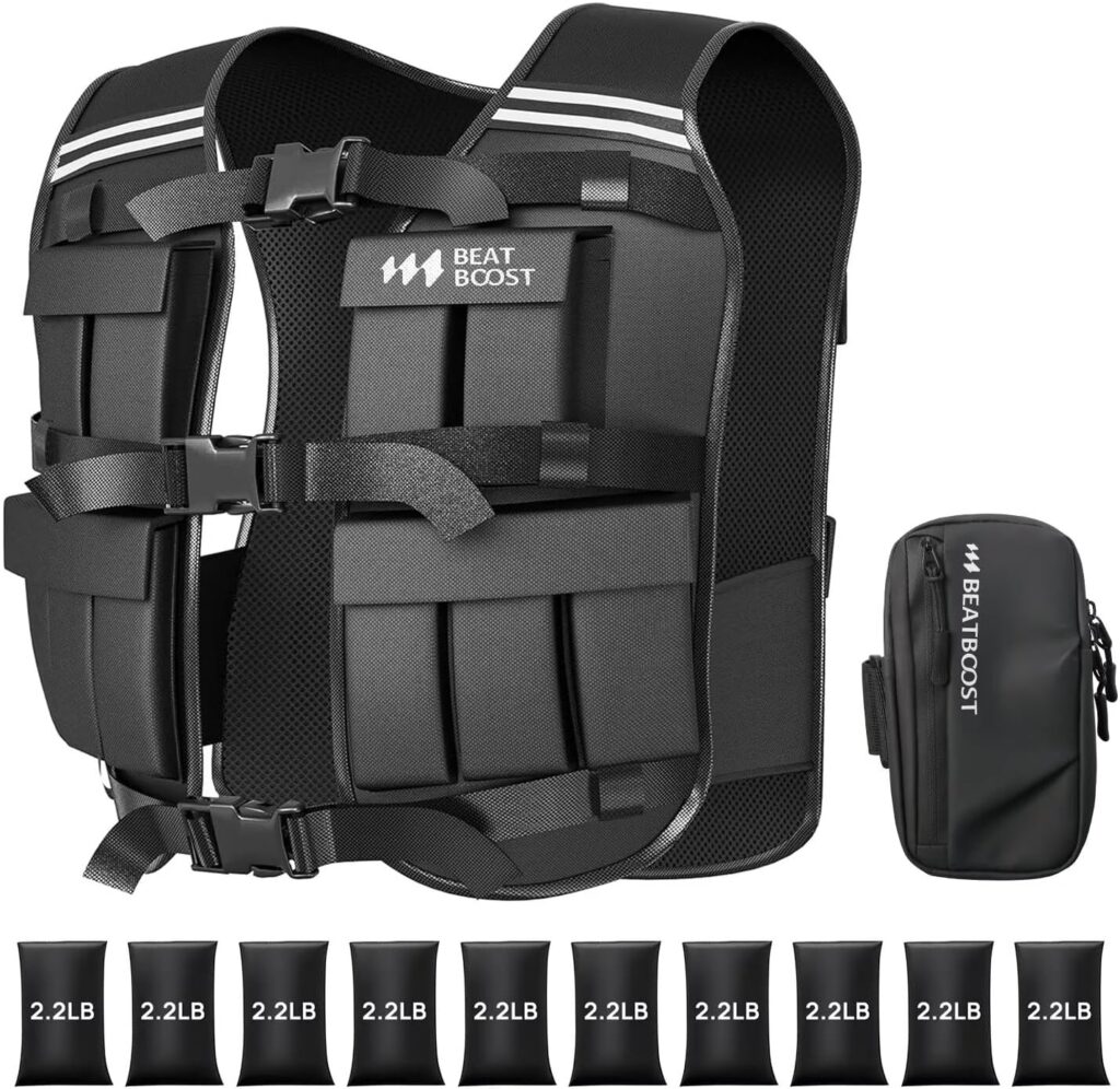 Weighted Vest Men 22lb/35lb Adjustable Weights with Ironsand for Walking Strength Training Running Workout Weighted Vest Men 22lb/35lb Adjustable Weights with Ironsand for Walking Strength Training Running Workout